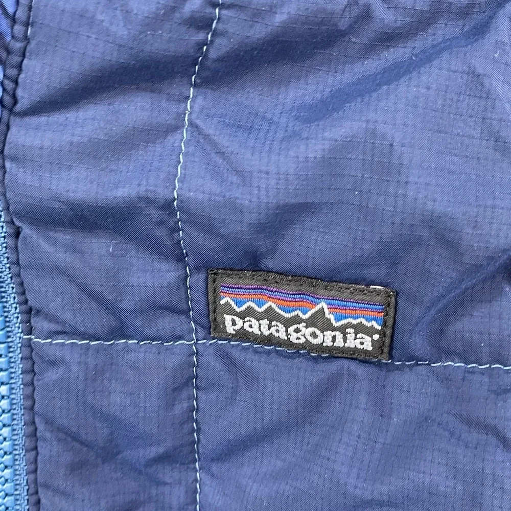 Patagonia Reversible Puffer Vest Baby 12-18 Months Outdoor Hike Camp Winter Gorp